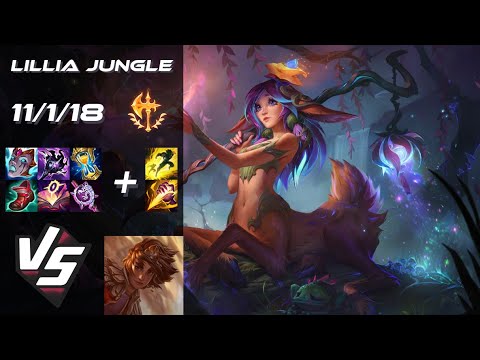 JUNGLE Lillia vs Taliyah - EU Challenger Patch 14.11