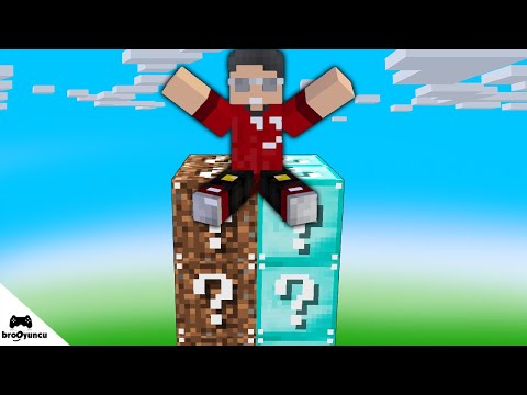 NOOB YA DA PRO ŞANS BLOKLARI MiNECRAFT