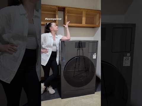 AN ALL IN 1 WAHSER & DRYER?! | Thank you so much to @lowes for sending me this iconic gift!