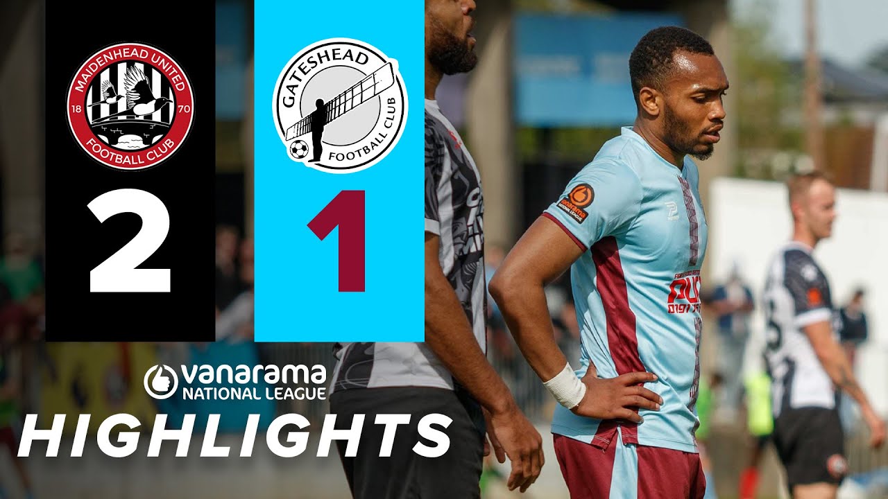 Heed downed by late double at Maidenhead | Maidenhead United 2-1 Gateshead | HIGHLIGHTS