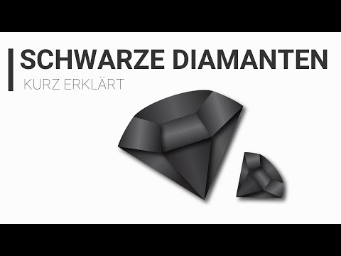 Schwarze Diamanten (2024) Sind sie echt? Und wieso sind sie schwarz?