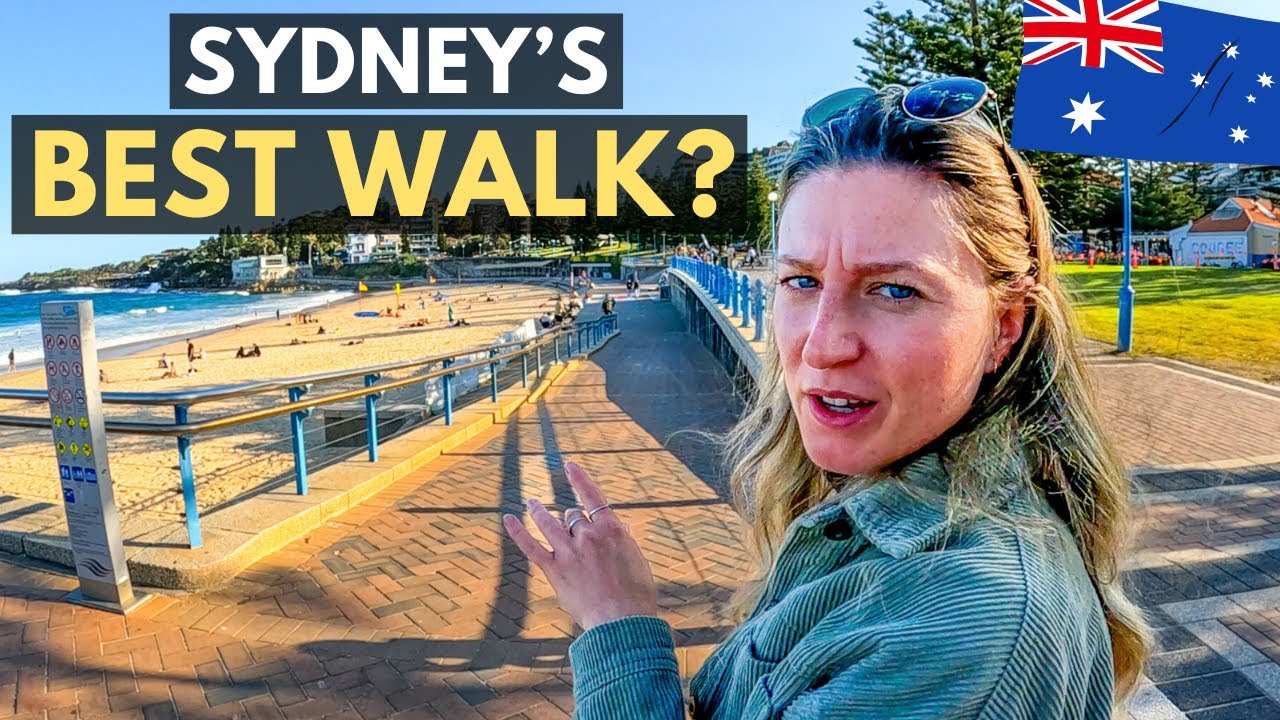A duo embarks on Bondi to Coogee Coastal Walk experience.
