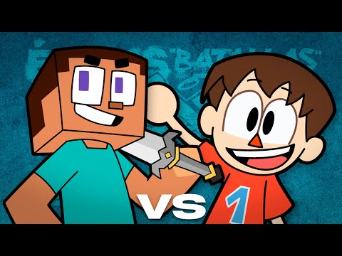 Steve vs Aldeano. Épicas Batallas de Rap del Frikismo S3 | Keyblade