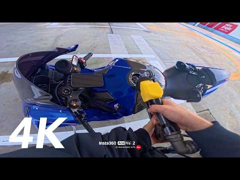 [4K] YAMAHA YZF-R1 POV Ride | POV Motorcycle Ride | Insta360