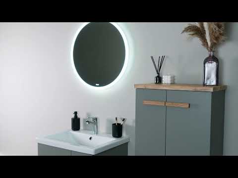 Миниатюра изображения товара Тумба с умывальником Viant Мюнхен Como 80 / VMUN80COBEL-T2STP (белый)+S-UM-COM80/1-w