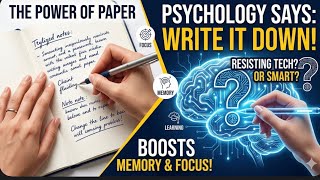 WRITE IT DOWN- HERE’S WHY