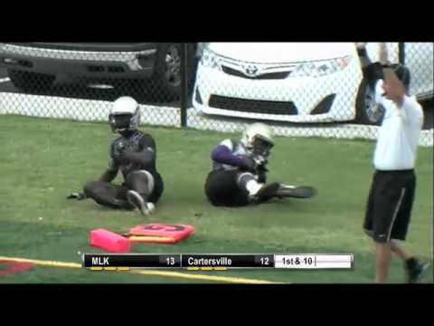 Cartersville High with a nice TD pass in the Southeastern 7 on 7