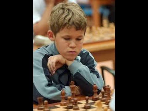 Carlsen mladi trinaestogodisnji velemajstor u napadu -  CARLSEN vs DRABKE - Slovenska odbrana # 1000