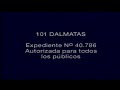 101 DÁLMATAS 1961 Intro VHS España