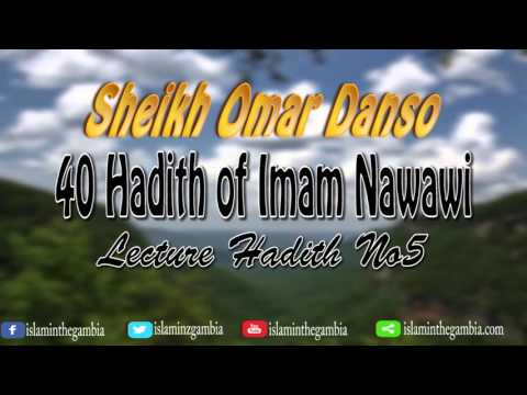 Ustādh OmarDanso | 40 Hadith of Imam Nawawi Hadith n.05 | In Mandinka | part 6