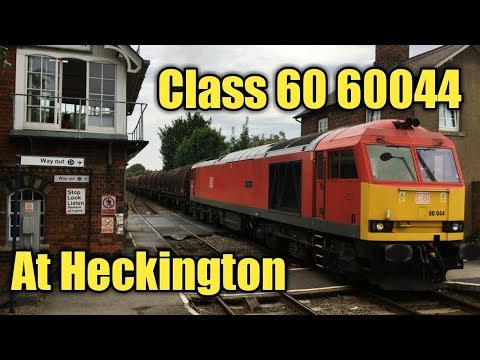 Brush Class 60 60044 through Heckington - 26/07/19