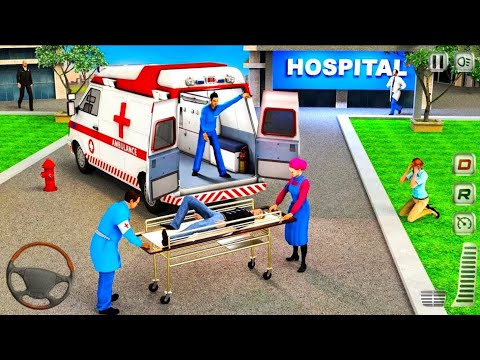 Policeman Ambulance Driver Simulator #3 - Emergency Rescue Car - Android Gameplay