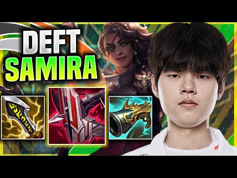 DEFT IS SO GOOD WITH SAMIRA! - HLE Deft Plays Samira ADC vs Tristana! | Season 11