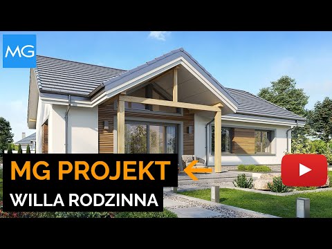 Projekt domu Willa rodzinna MGProjekt - 101,10 m2 - koszt budowy 154 tys. zł