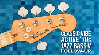 Video thumbnail for Squier Classic Vibe Active '70s Jazz Bass V: Follow-up by Room 34 / Scott Anderson
