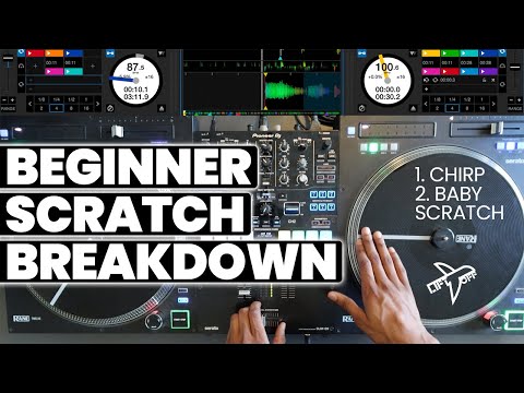 How to Scratch for BEGINNERS: Chirp & Baby Scratch Pattern Breakdown (Practice for ALL DJs)