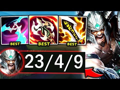 TRYNDAMERE TOP IS BROKEN AND THIS VIDEO PROVES IT (1V5 BEAST) - 2025 Tryndamere TOP Gameplay Guide