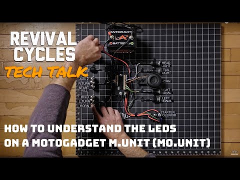 How To understand the LEDs on a Motogadget m.Unit (mo.Unit) // Revival Tech Talk