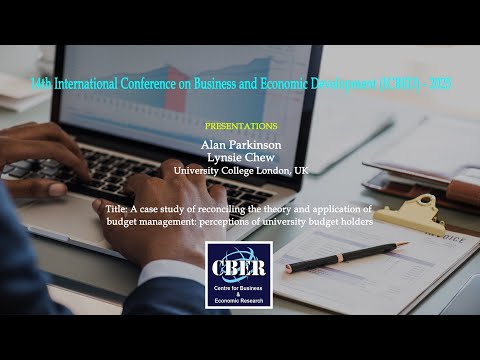 ICBED-2025, Presentations: Alan Parkinson