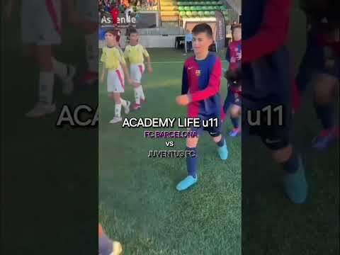 Academy life u11: Barcelona v Juventus  #academy #soccer #football #Juventus #barca #u11#tournament