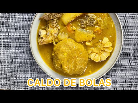 delicioso CALDO de BOLA / receta ecuatoriana / en su punto