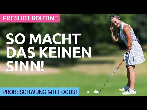 Golftipps: Schlagvorbereitung: Der Probeschwung - besseren Fokus und bessere Schläge