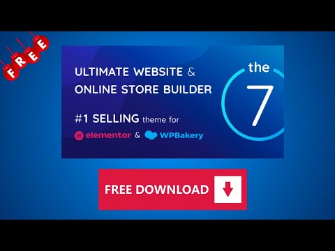 Download The7 WordPress Theme for Free | All-In-One Website & Store Builder (2025)