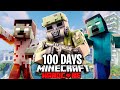 I Survived 100 Days In A ZOMBIE APOCALYPSE In Hardcore Minecraft