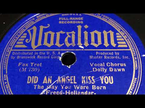 Did An Angel Kiss You - George Hall and his Hotel Taft Orchestra 1938