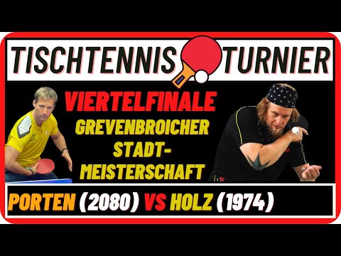 Tischtennis 🏓 Viertelfinale Grevenbroicher Stadtmeisterschaft 🤠