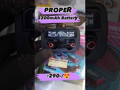 m19 Airpods | ₹290 Only😍 | Proper 2200mAh | To order 9877224371 #m19 #Airpods #shorts #trending