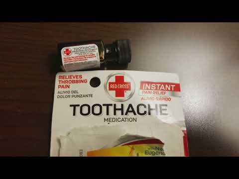 TOOTHACHE Instant Pain Relief REDCROSS Medication