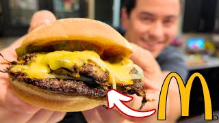 Making McDonalds Cheeseburger At Home