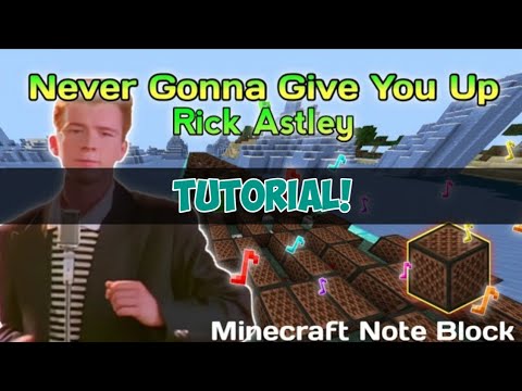 How to Rickroll People In Minecraft (Note Block Music)
