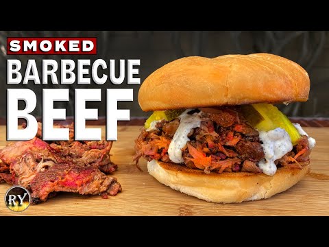 Smoked Chuck Roast For Pulled BBQ Beef Sandwiches