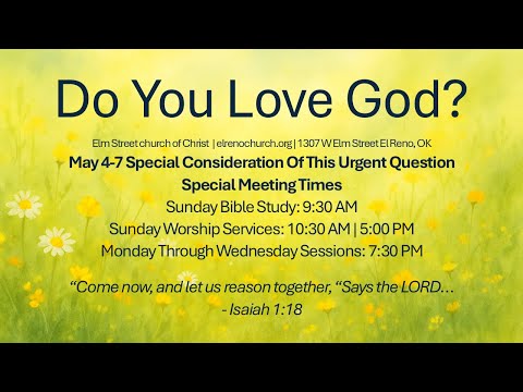 Do You Love God? - Bible Study thumbnail