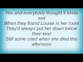 Linda Ronstadt - Louise Lyrics
