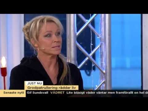 Hon tillhör grodpatrullen som räddar liv - Nyhetsmorgon (TV4)