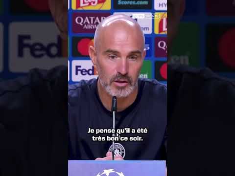 🥰 Maresca félicite Ayyoub Bouaddi pour son excellent match en LDC !