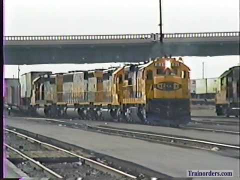 Classic Railroad Series 379 - Santa Fe in San Bernardino, CA December 22, 1988