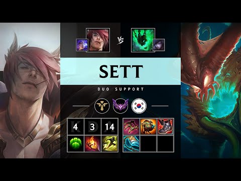 Sett Support vs Thresh - KR Master Patch 25.16