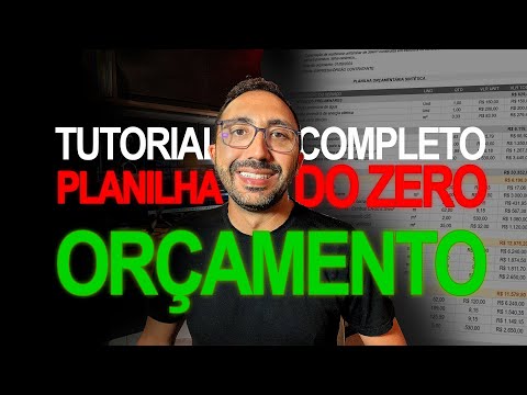 TUTORIAL: Planilha de orçamento de obras do zero (passo a passo)