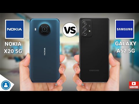 Nokia X20 5G vs Samsung Galaxy A52 5G