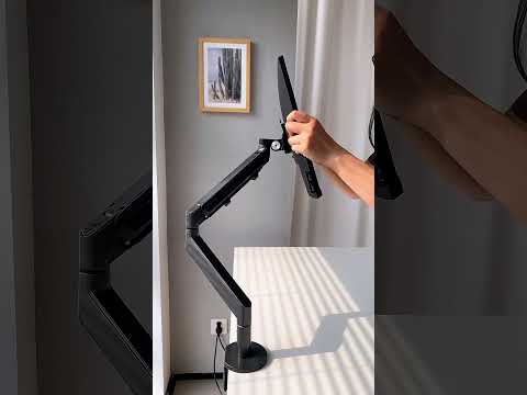 Do you like the dark grey monitor arm with gas spring? #shorts