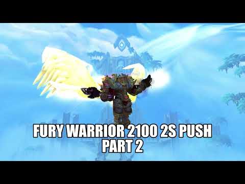 WoW 9.2 Fury Warrior Resto Druid PvP 2100 2v2 Push Part 2 ⚔️👹😤