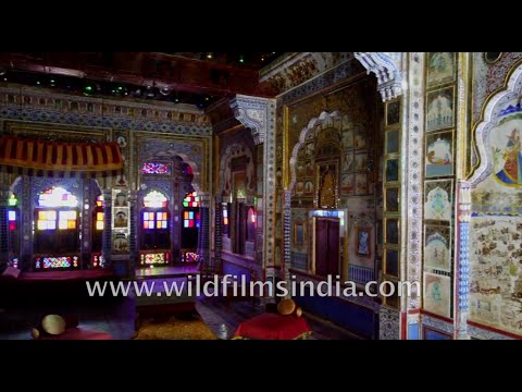 Beautiful Mahals of Mehrangarh Fort: Takhat Vilas, Sheesh Mahal or Palace of Mirrors and Phool Mahal