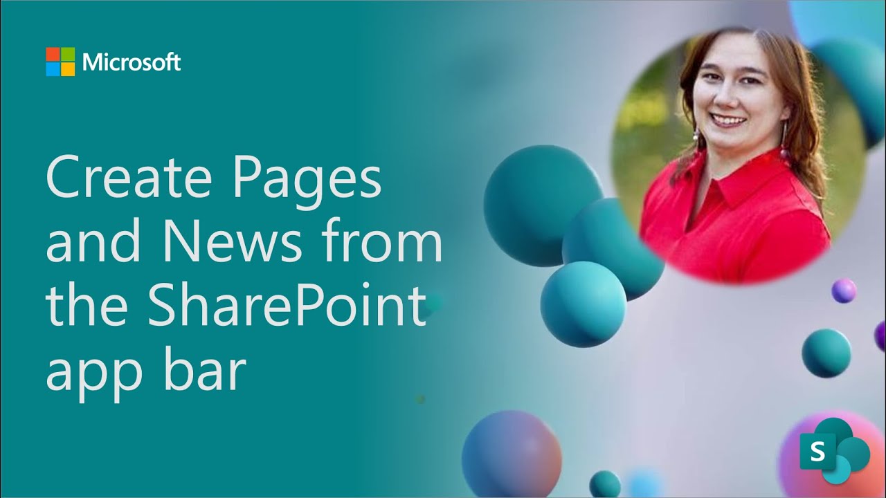 SharePoint app bar - Create Pages and News