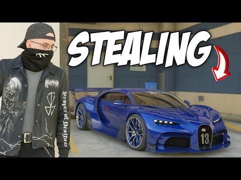 Stealing 4 "RARE BUGATTI" worth 10 BILLION $ from MAYOR in GTA 5 RP