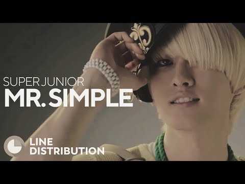 SUPER JUNIOR - Mr. Simple (Line Distribution)