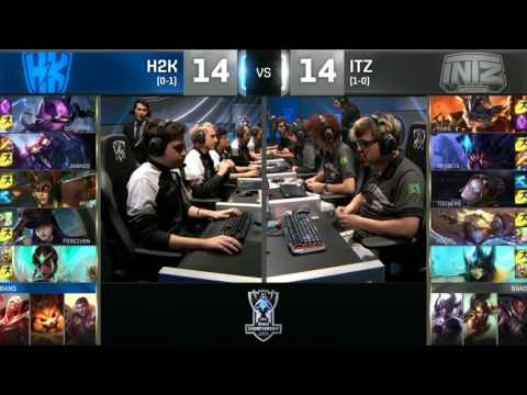 H2K vs ITZ | LoL Esports 2016 World Championship - Group Stage | H2K Gaming vs INTZ e-Sports